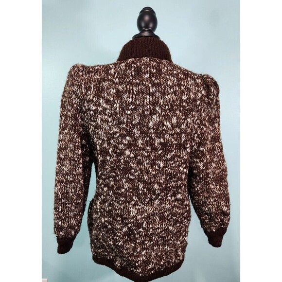 Vintage G-4000 80s 90s Wool Blend Multicolor Sz M Quilted Lining - Picture 3 of 4